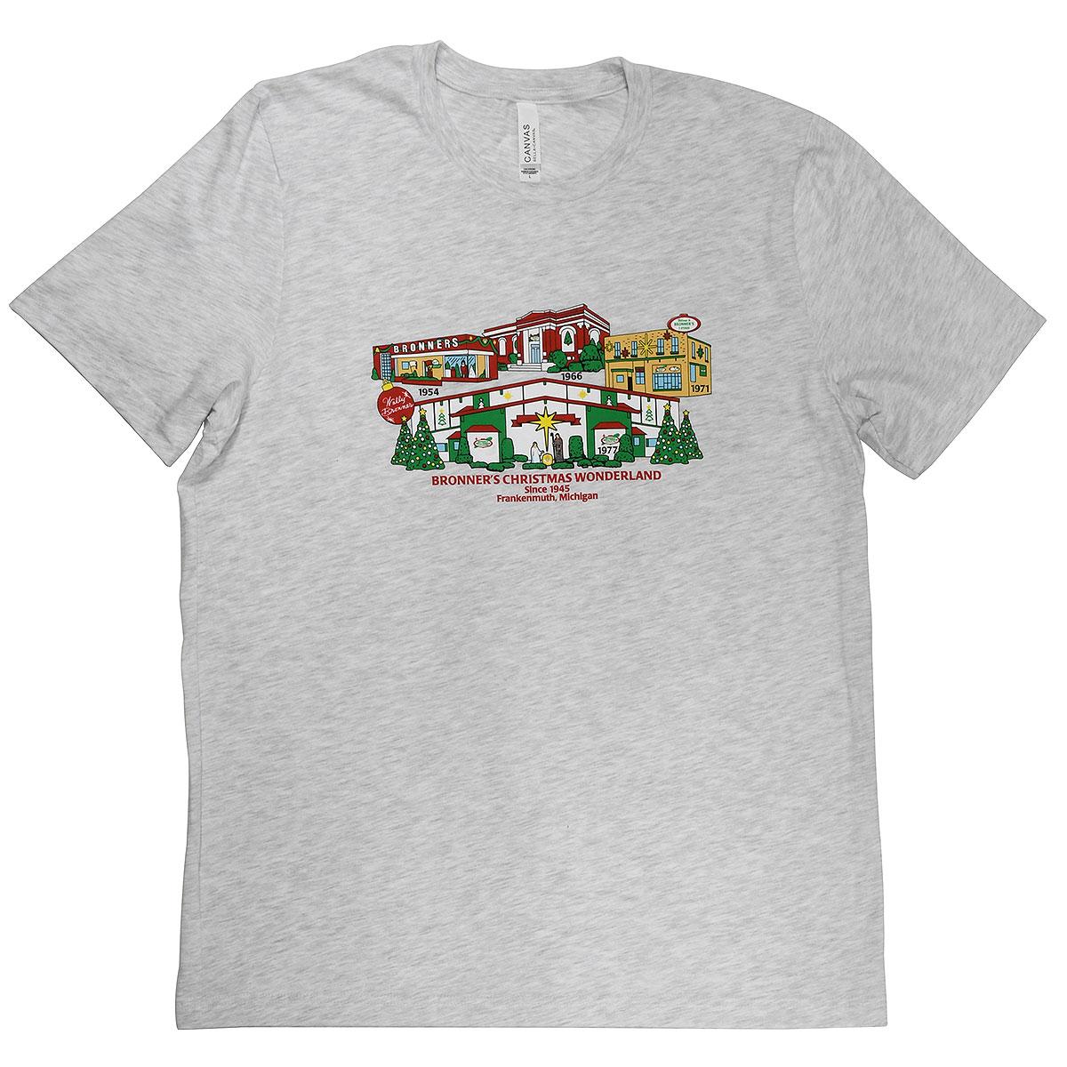 Bronner’s Buildings Ash Grey T-Shirt