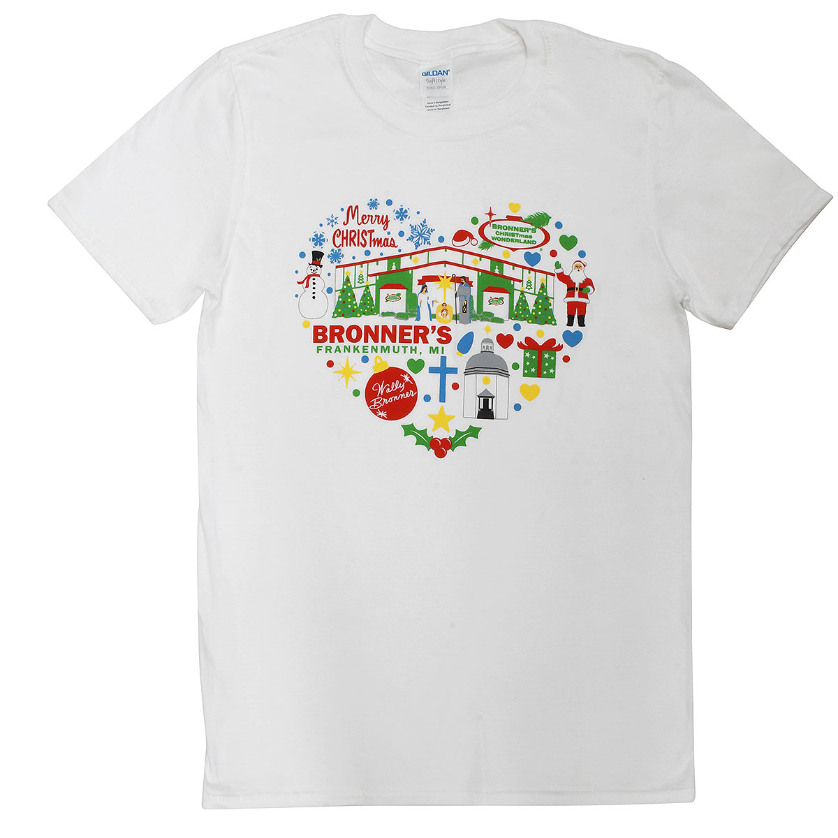 Bronner's CHRISTmas Wonderland Icons Heart T-Shirt