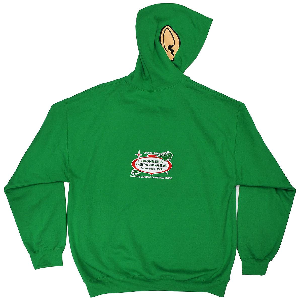 Bronner's Green Elf Hoodie Back