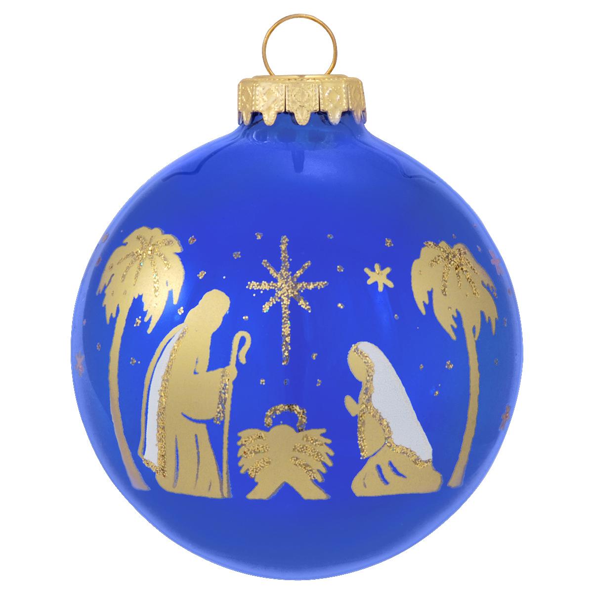 MAROLIN® - Glass ornament Dwarf with blue cap - MyBrilliantStar