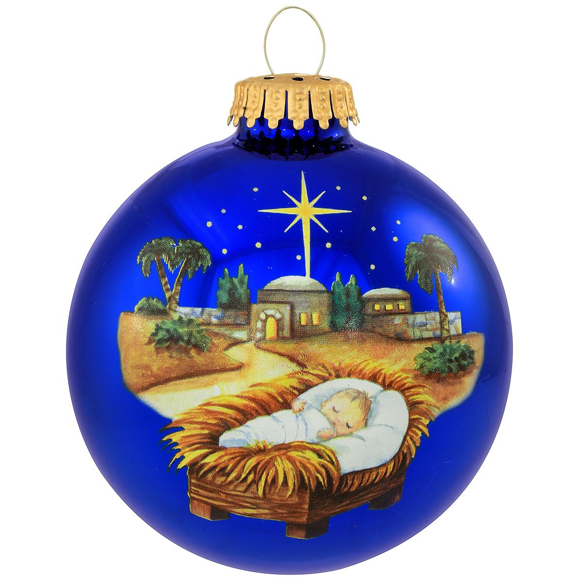 Baby Jesus In Bethlehem Ornament