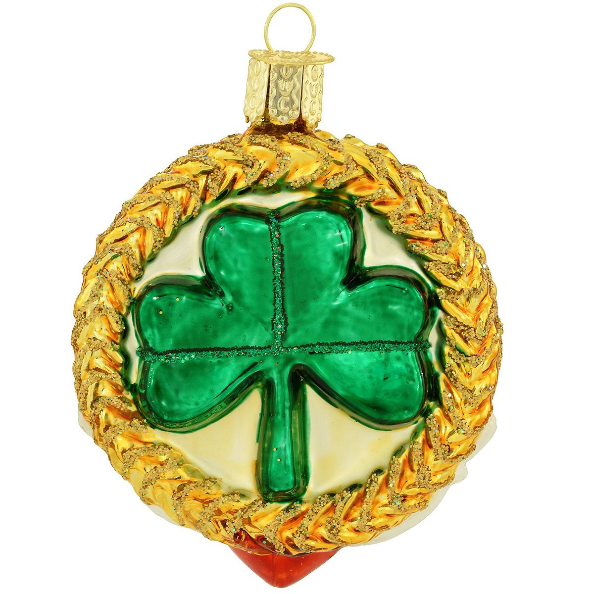 Claddagh Ring Glass Ornament