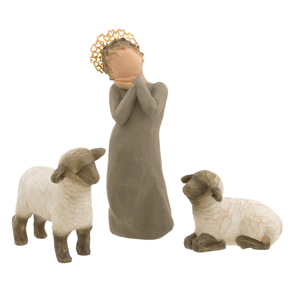 Little Shepherdess Willow Tree Nativity Figurines