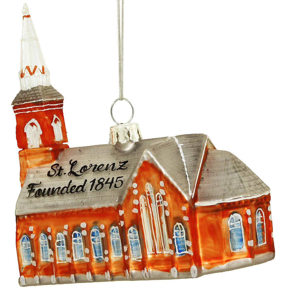 St. Lorenz Church Formed Ornament