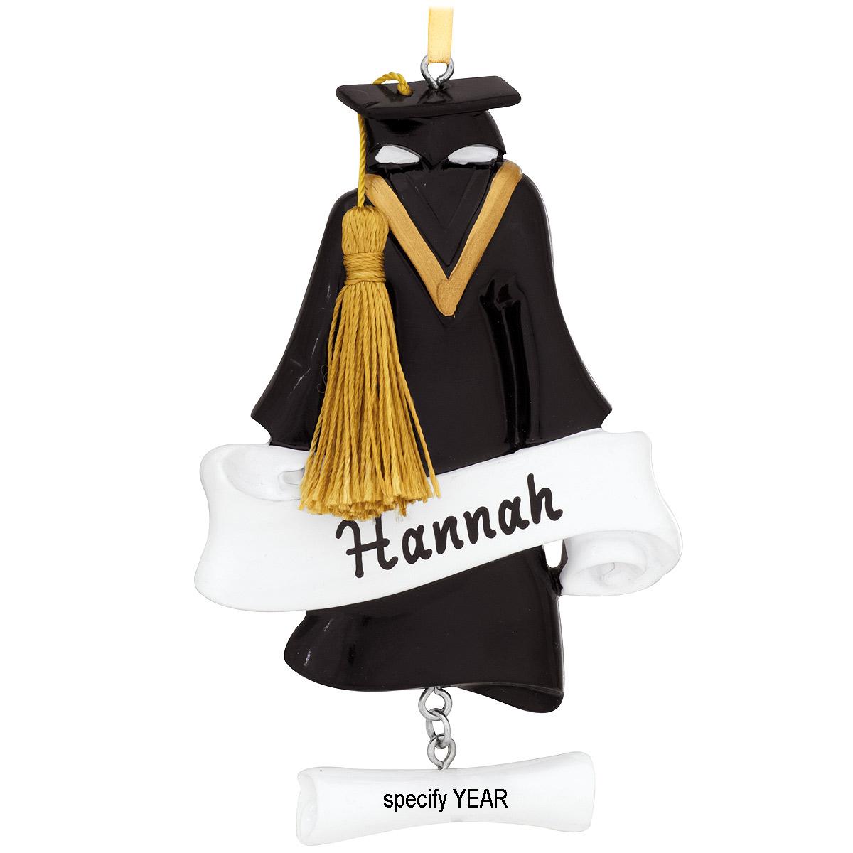 Personalized 2024 Graduation Cap Ornament With Date And Tassel