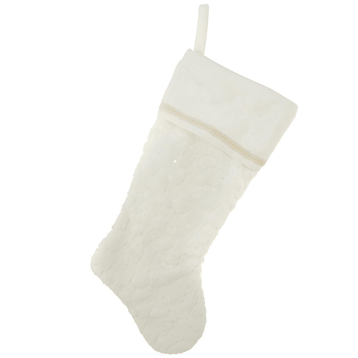 Stocking With Iridescent Sequins