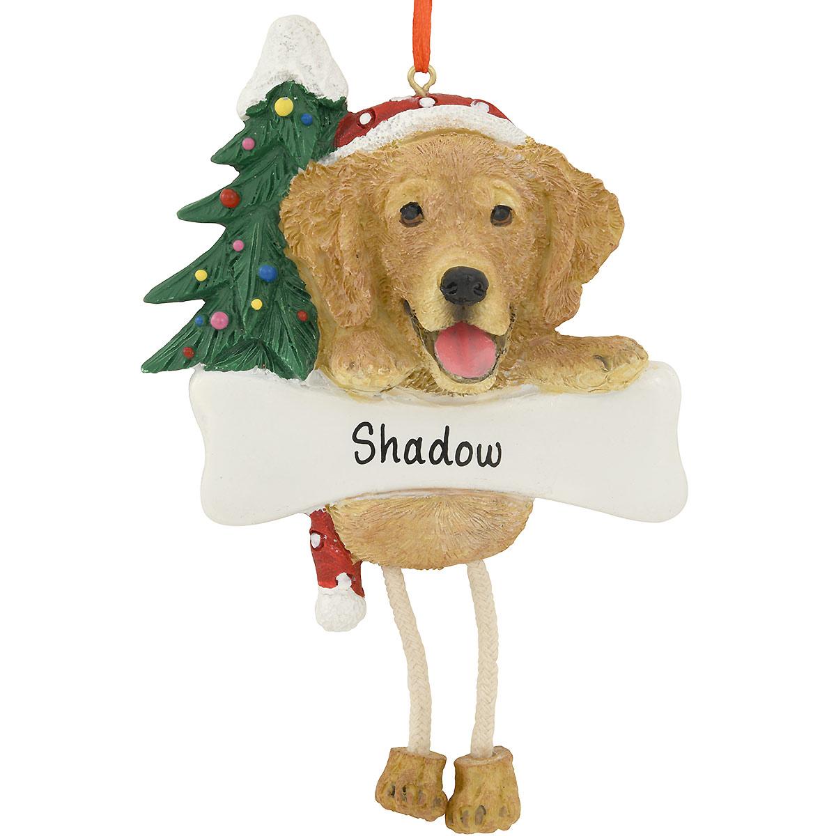 Pit Bull Dangling Legs Ornament Pet Dog Animal Holiday Christmas Decoration 