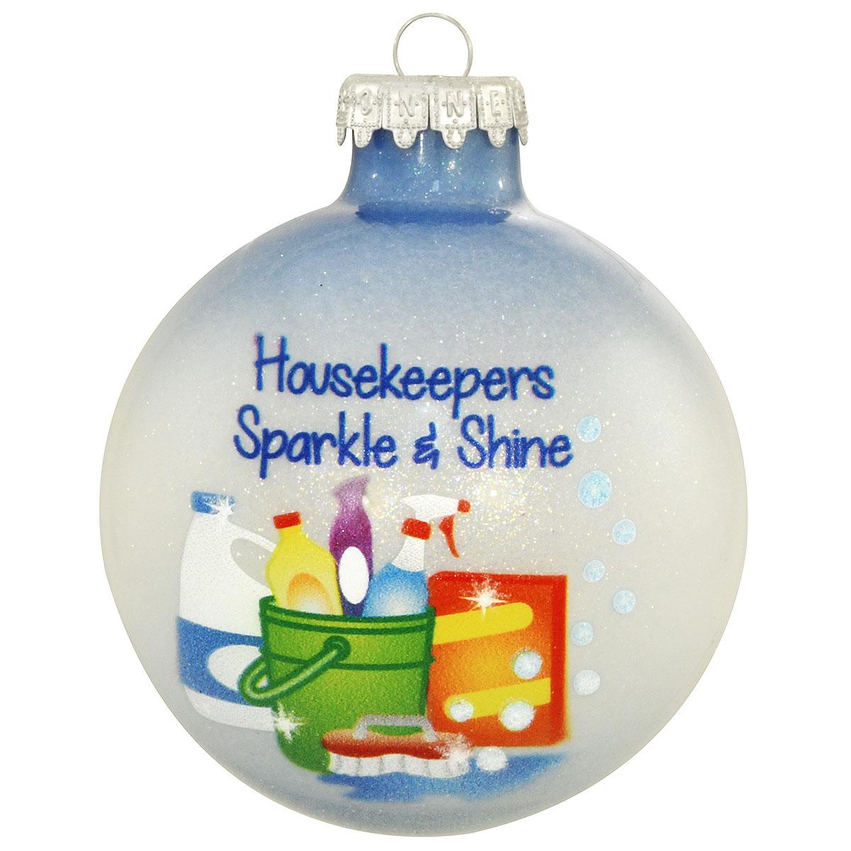 Housekeeper Ornament, Clean Freak Ornament, Clean Queen, Maids