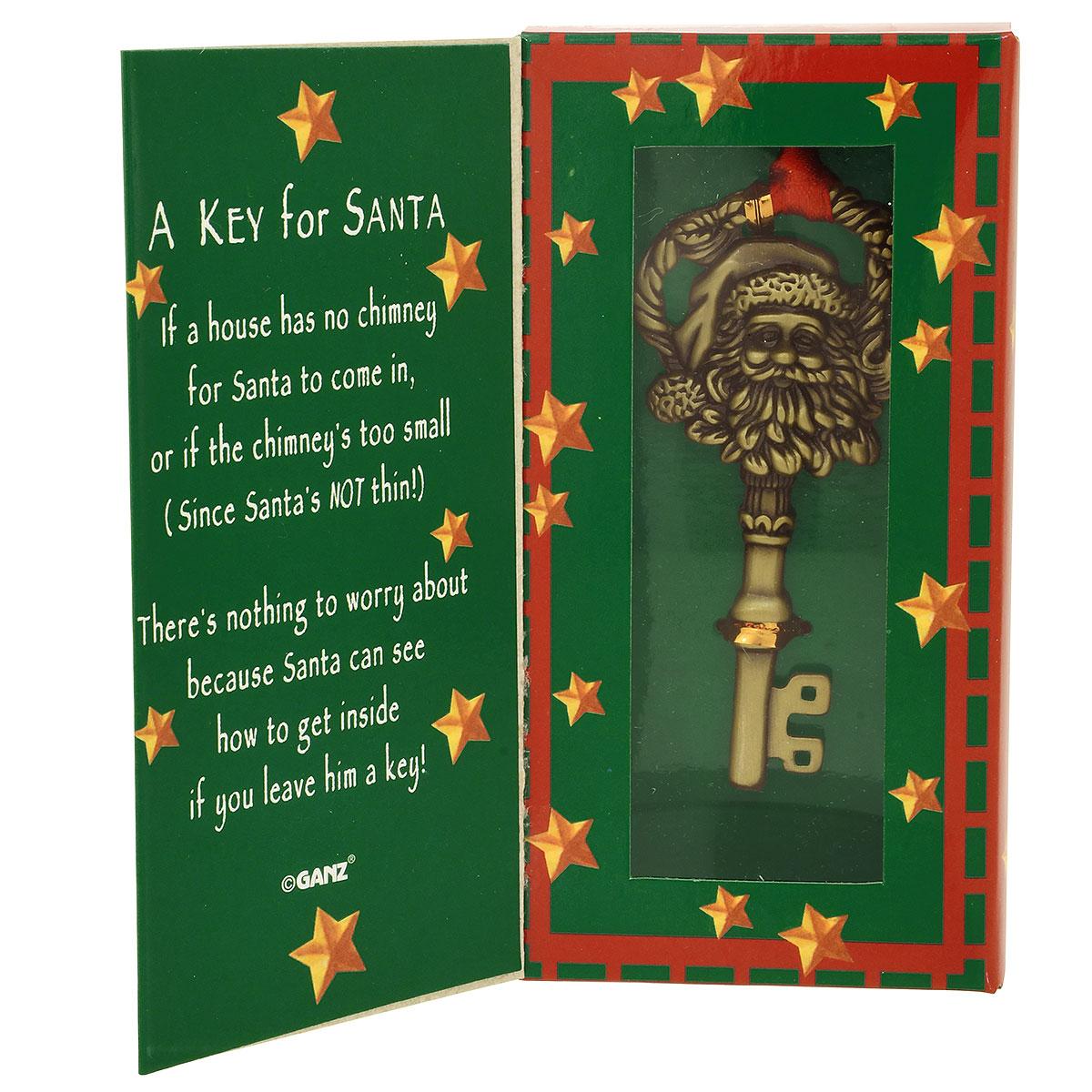 Santa Key Ornament