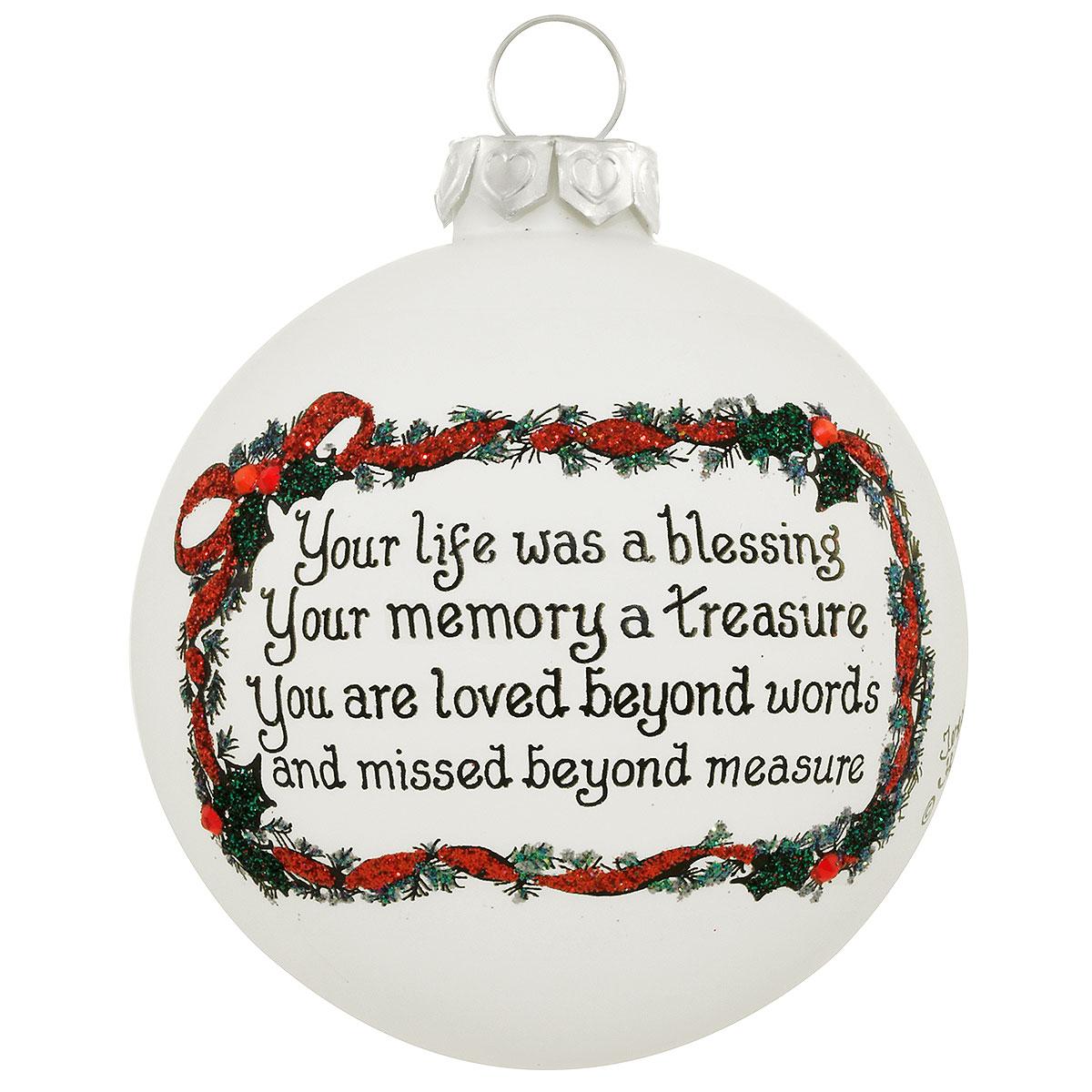 Memorial Holly Glass Heart Gifts