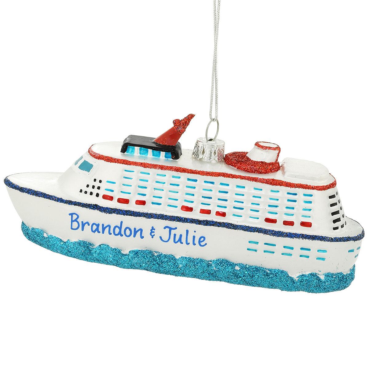 Personalized Cruise Ship Ornament