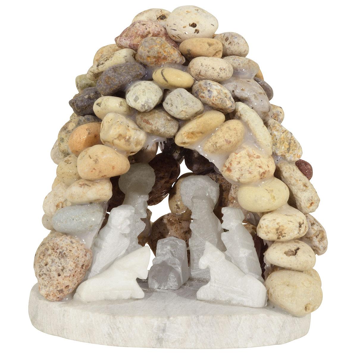 Peru River Stone Grotto Nativity