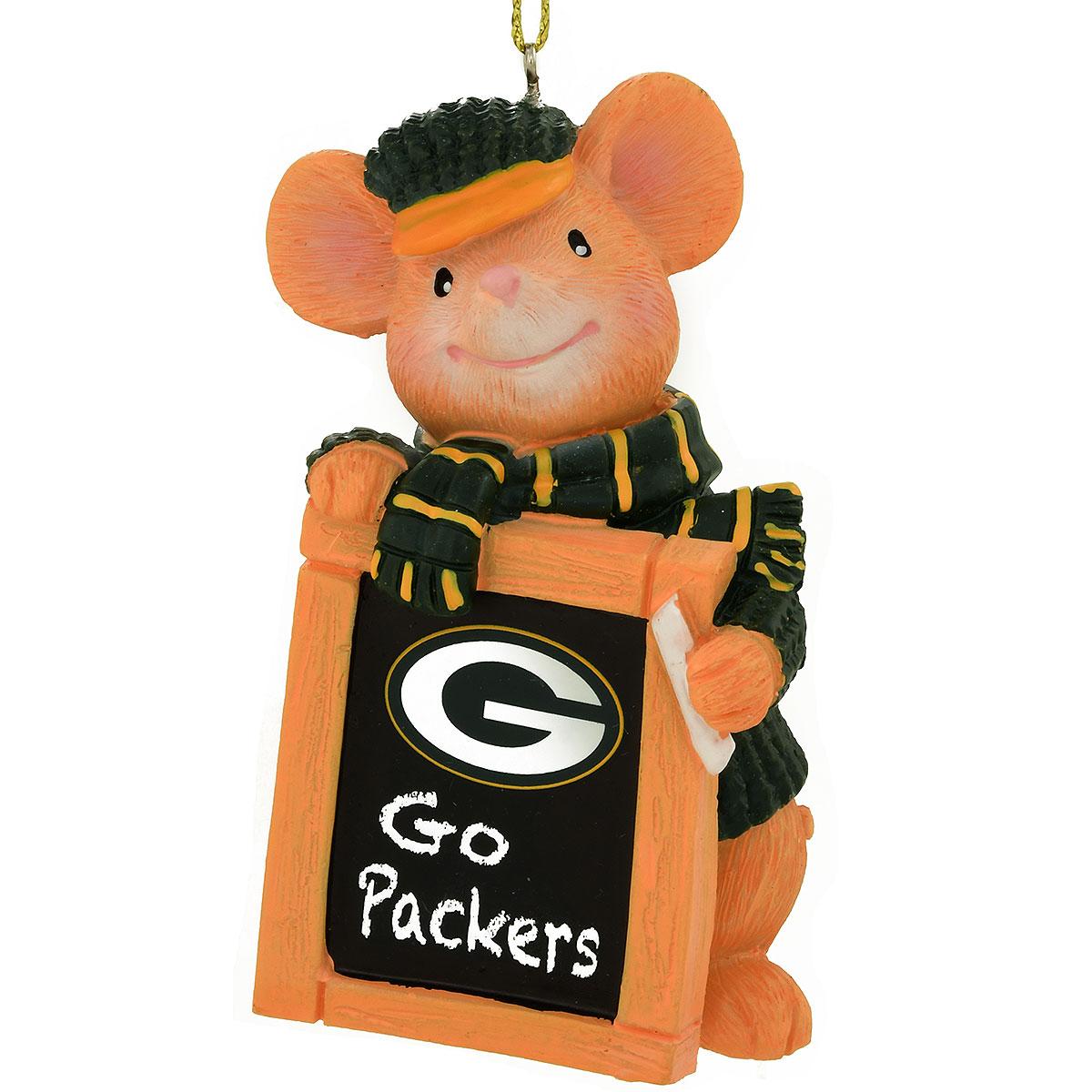Green Bay Packers Mouse Ornament