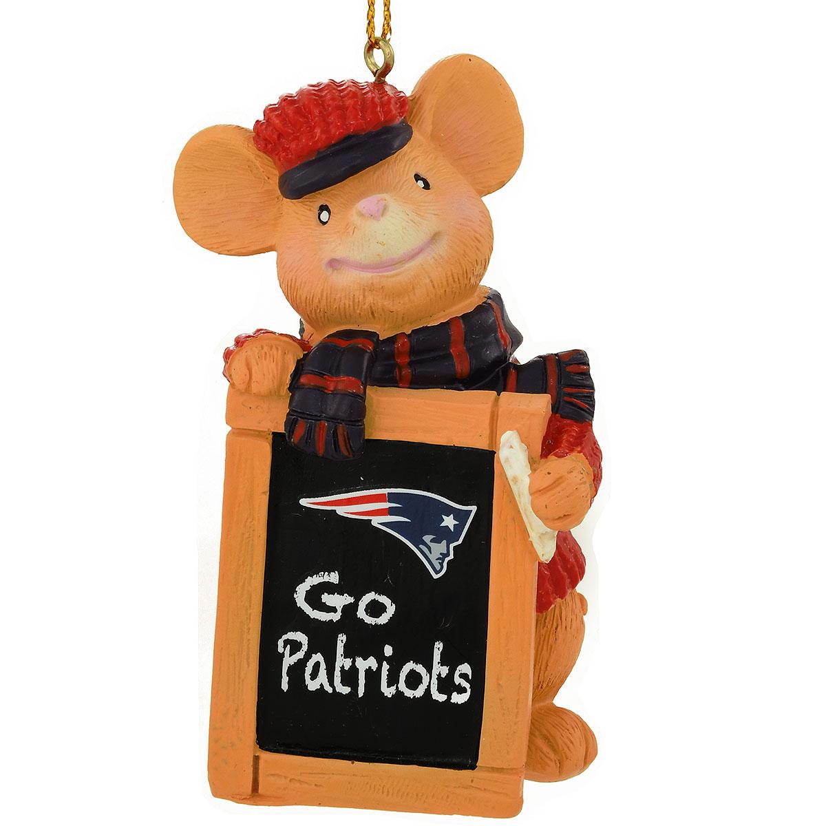 New England Patriots Mouse Ornament