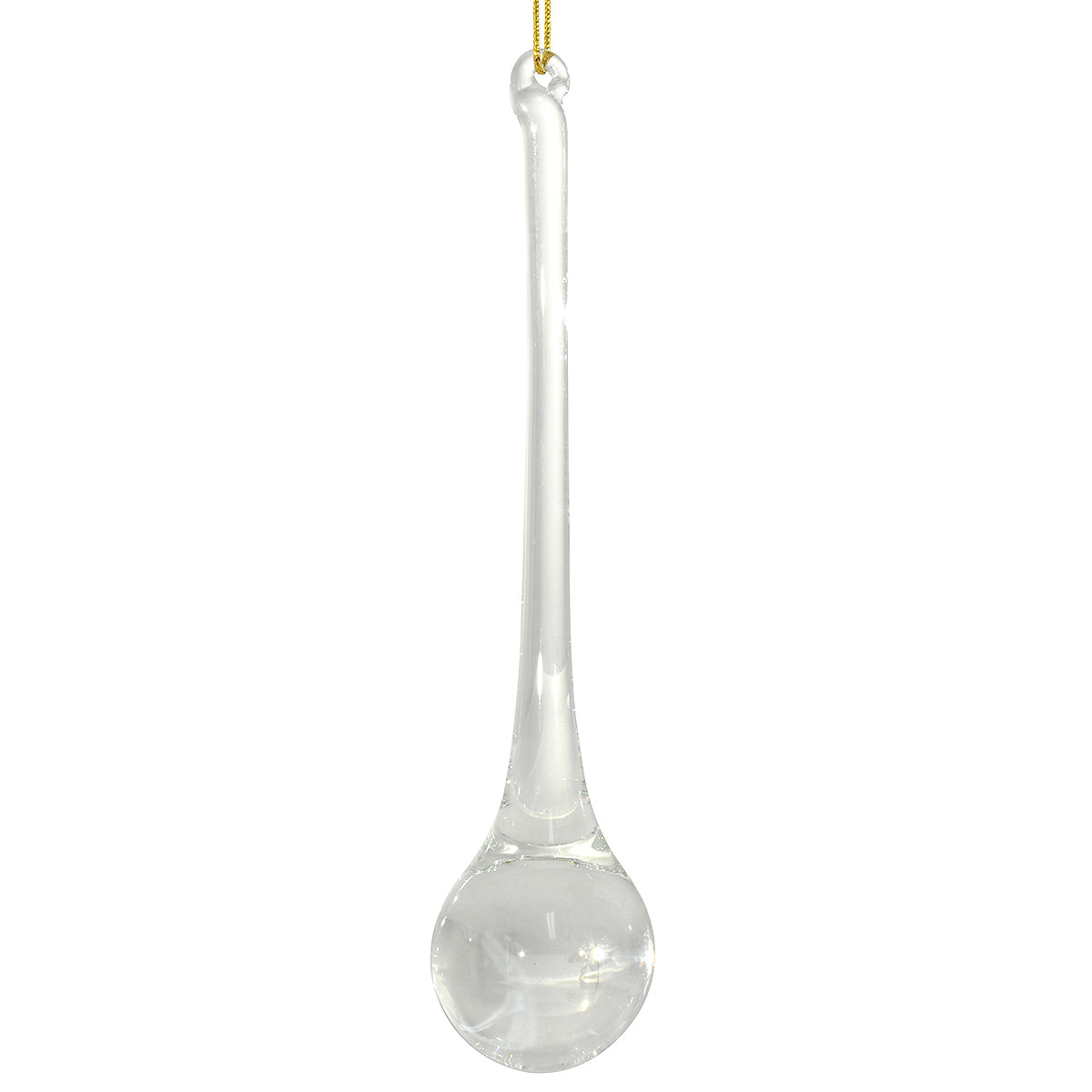 Spun Glass Drop Ornament