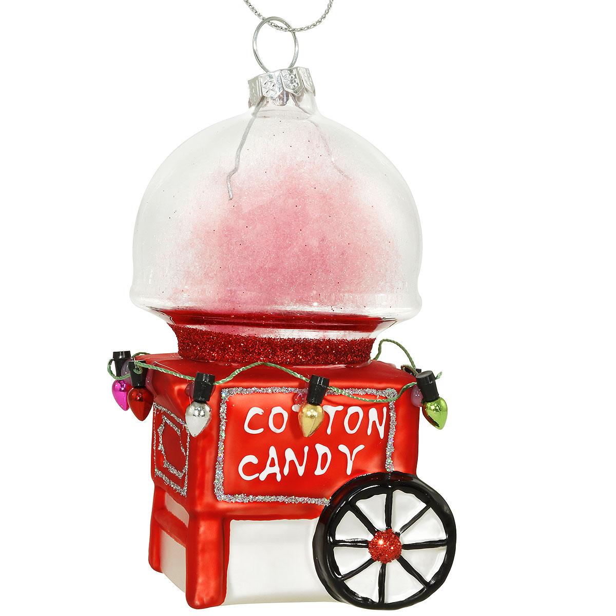 Cotton Candy Glass Ornament