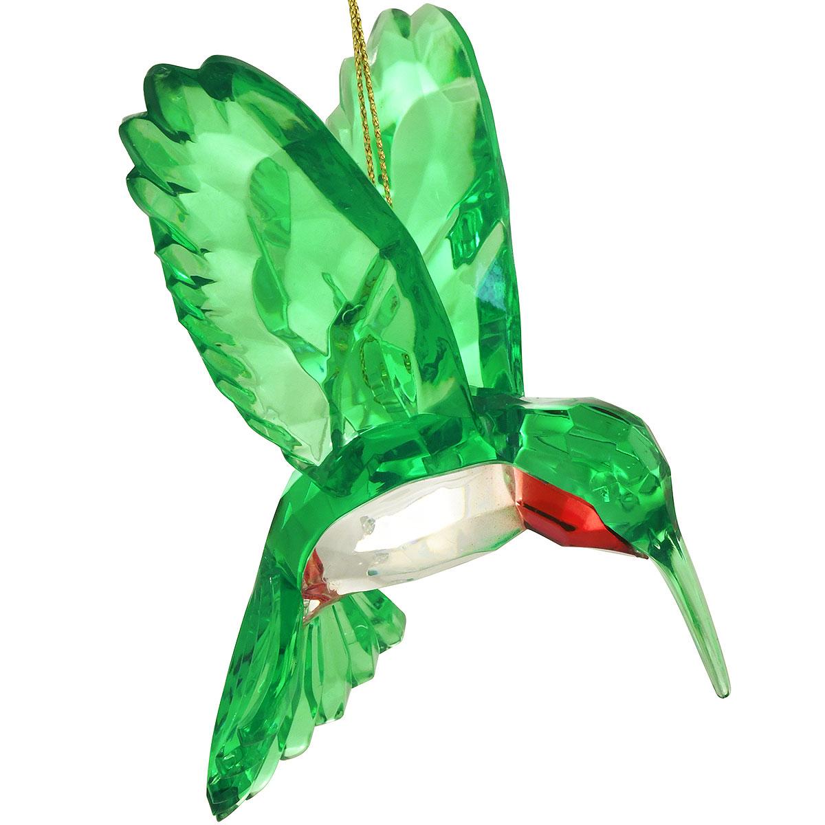 Ruby-Throated Hummingbird Ornament