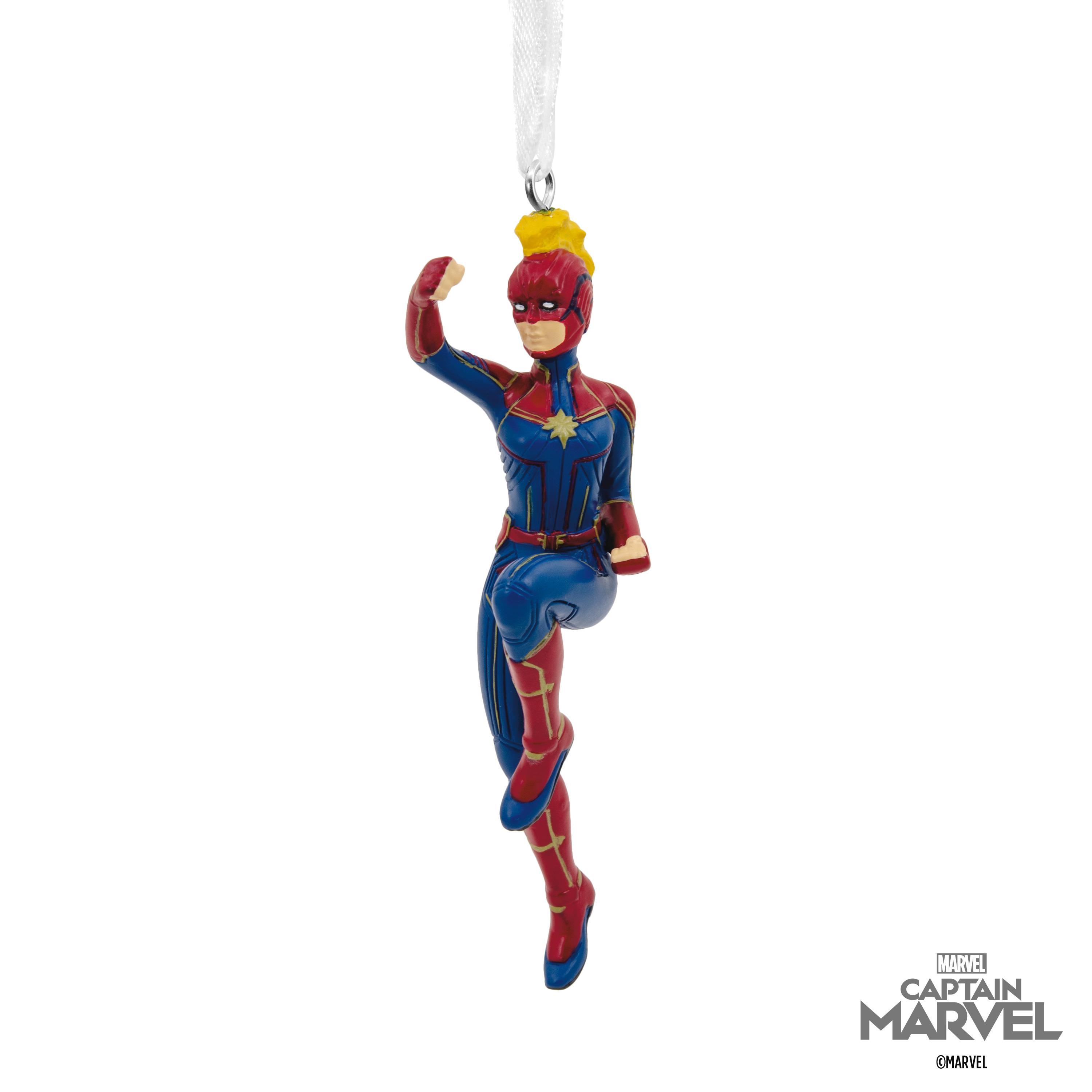Captain Marvel Resin Ornament