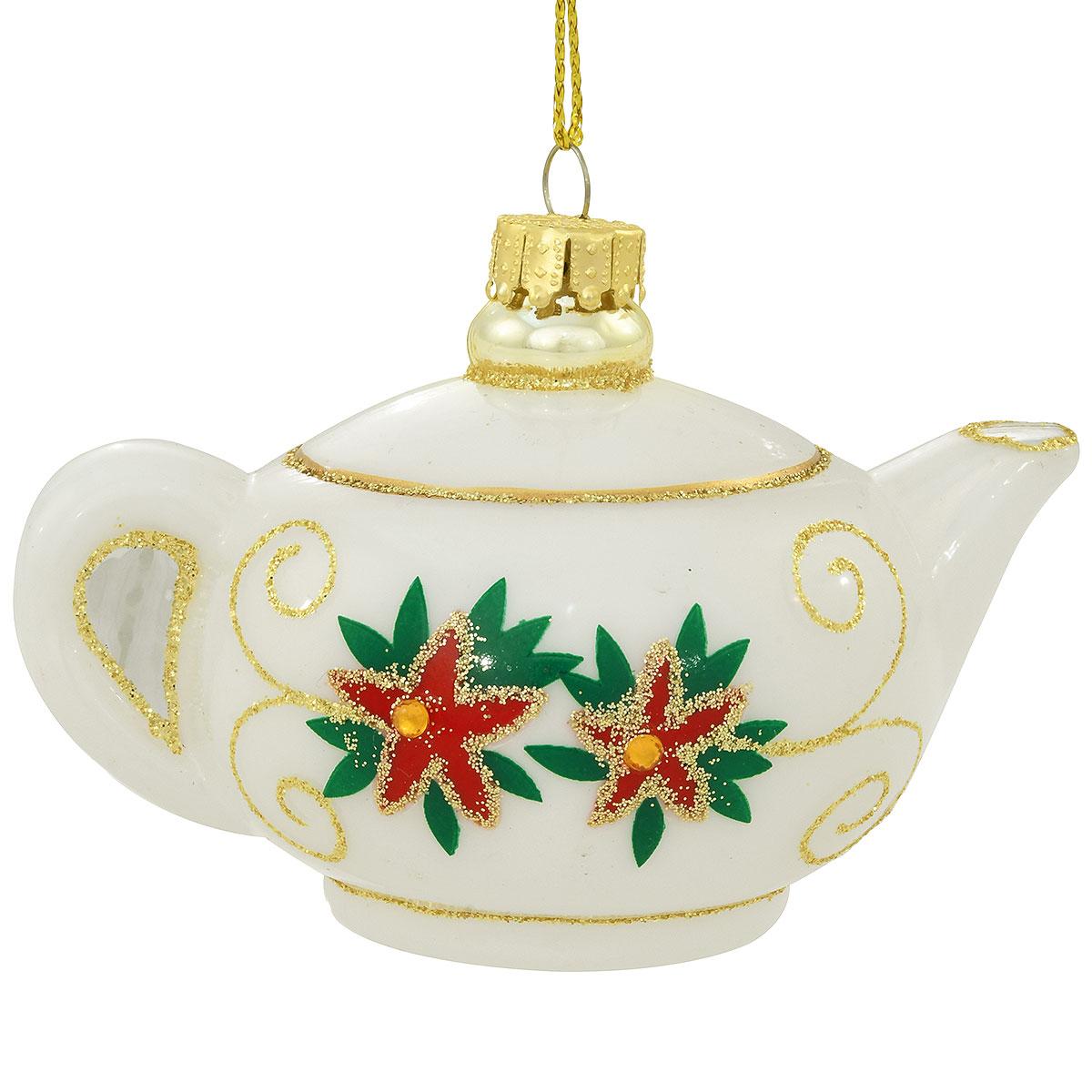 Glass Teapot Ornament