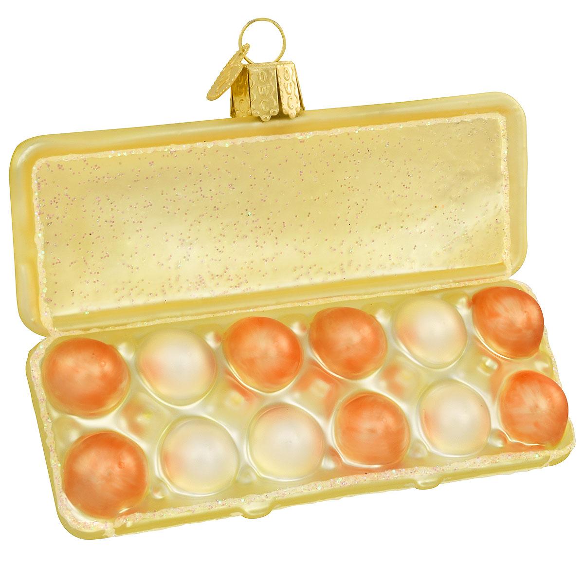 Egg Carton Glass Ornament