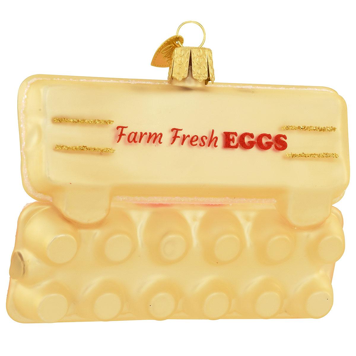 Egg Carton Glass Ornament