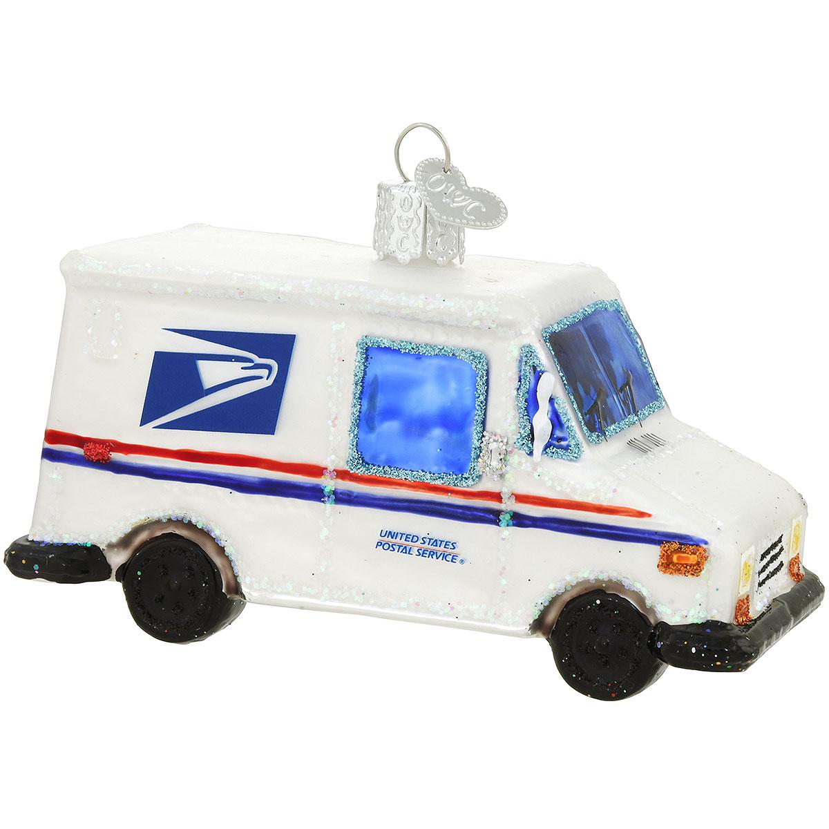 USPS Mail Truck Ornament