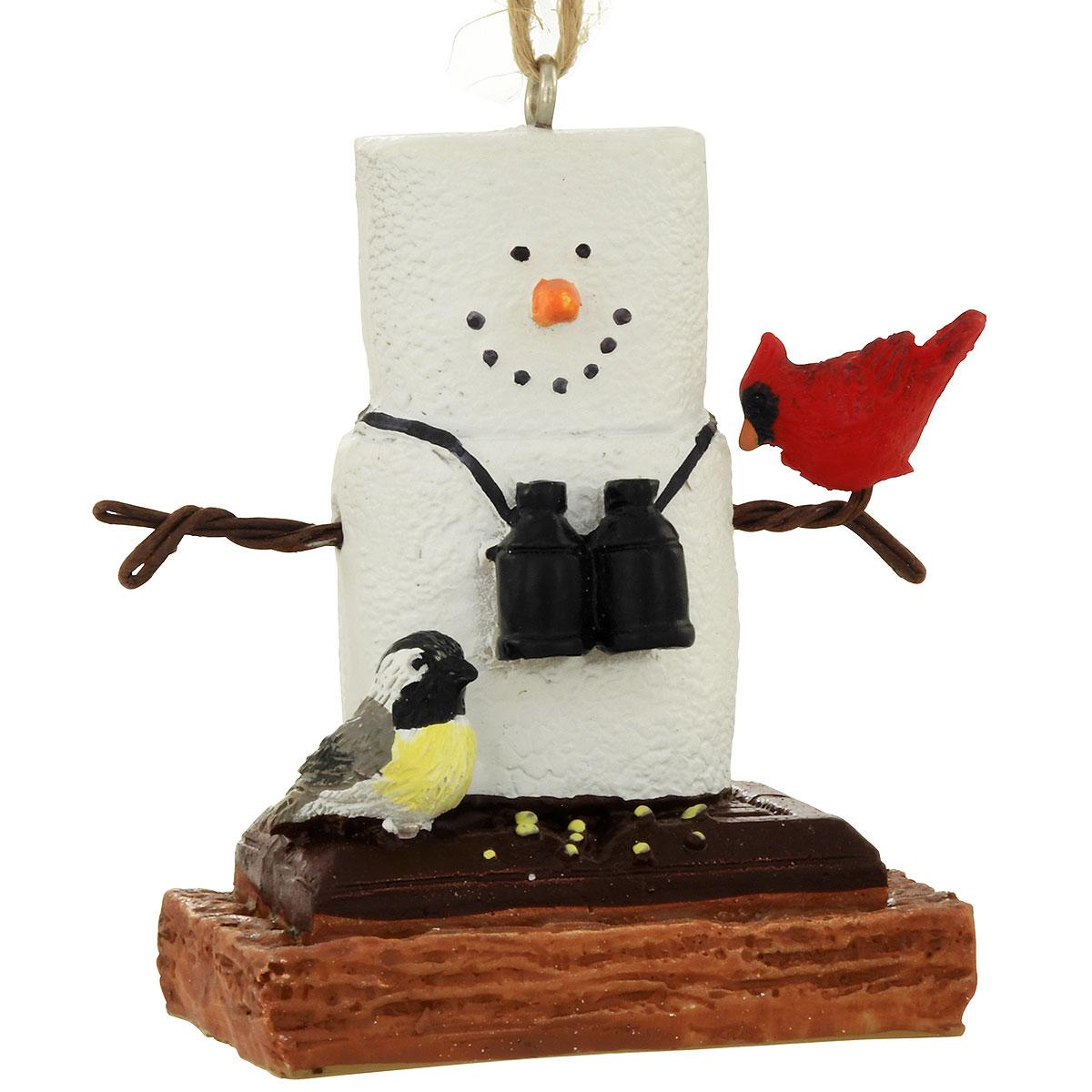 S'mores Bird Watching Ornament