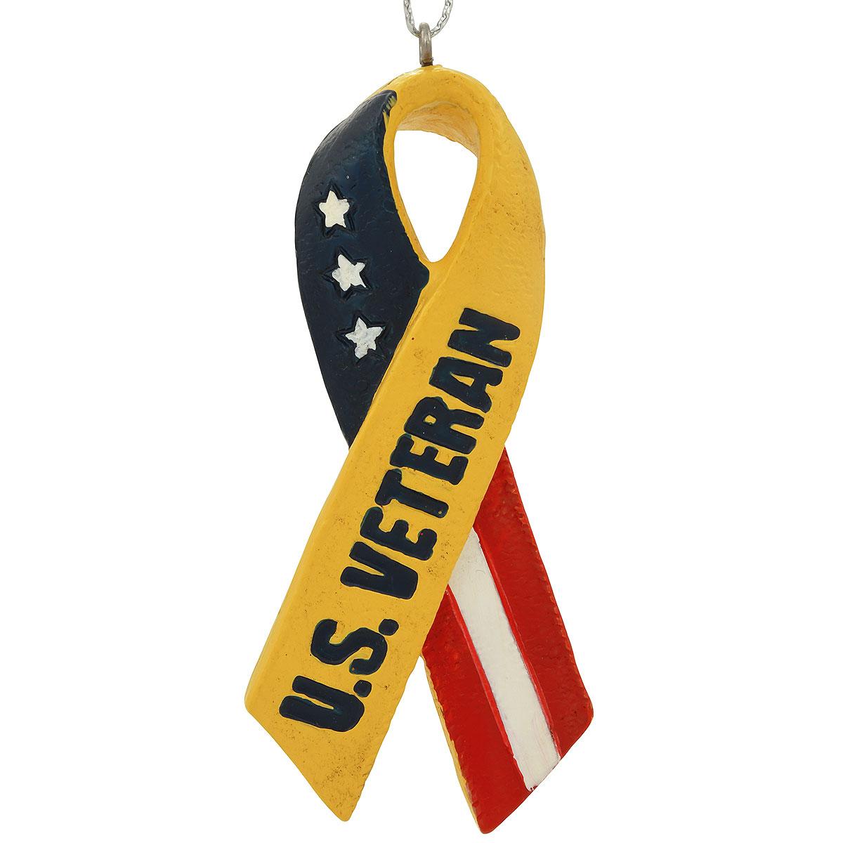 Veteran Yellow Ribbon Ornament