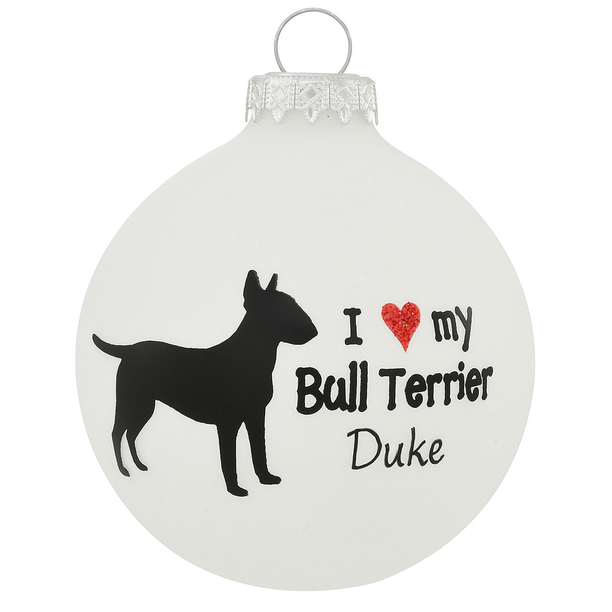 Personalized Bull Terrier Ornament