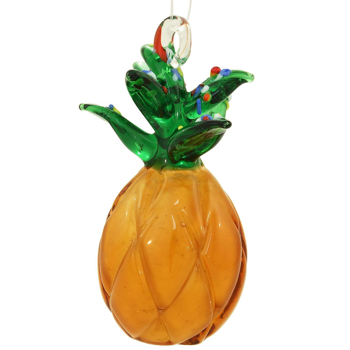 Pineapple Spun Glass Ornament