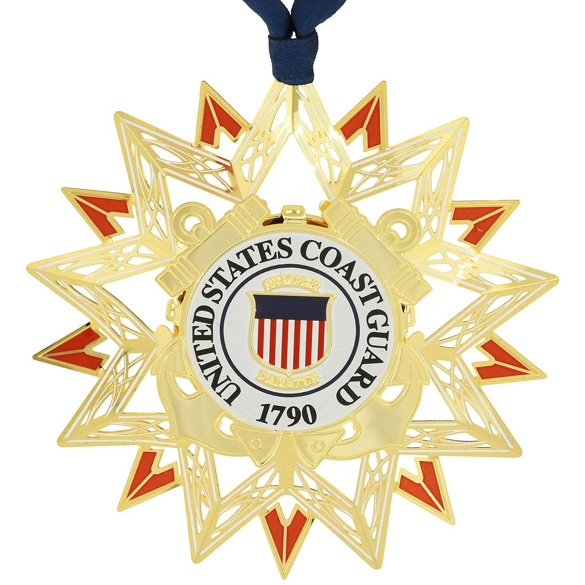 US Coastguard Metal Ornament