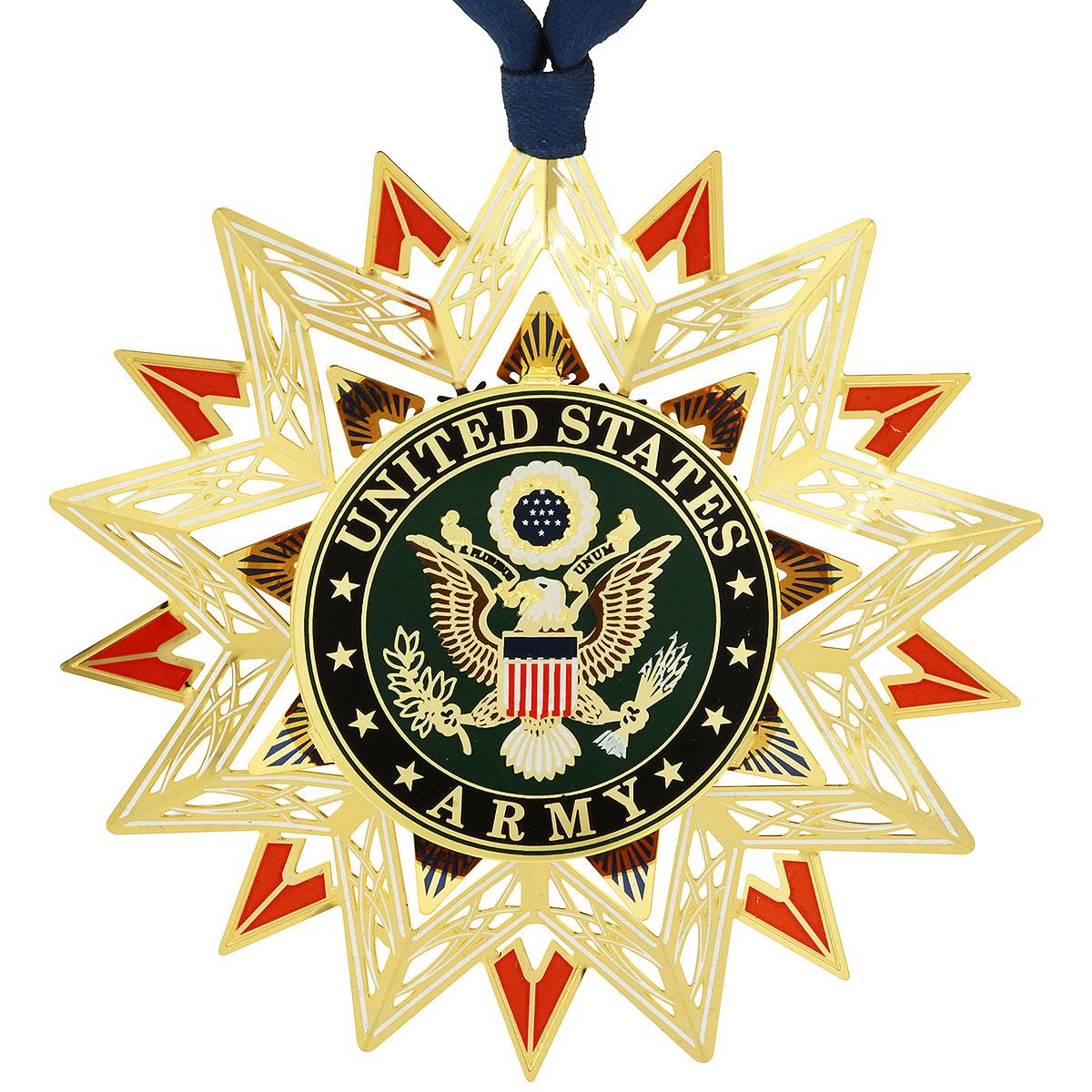 US Army Metal Ornament