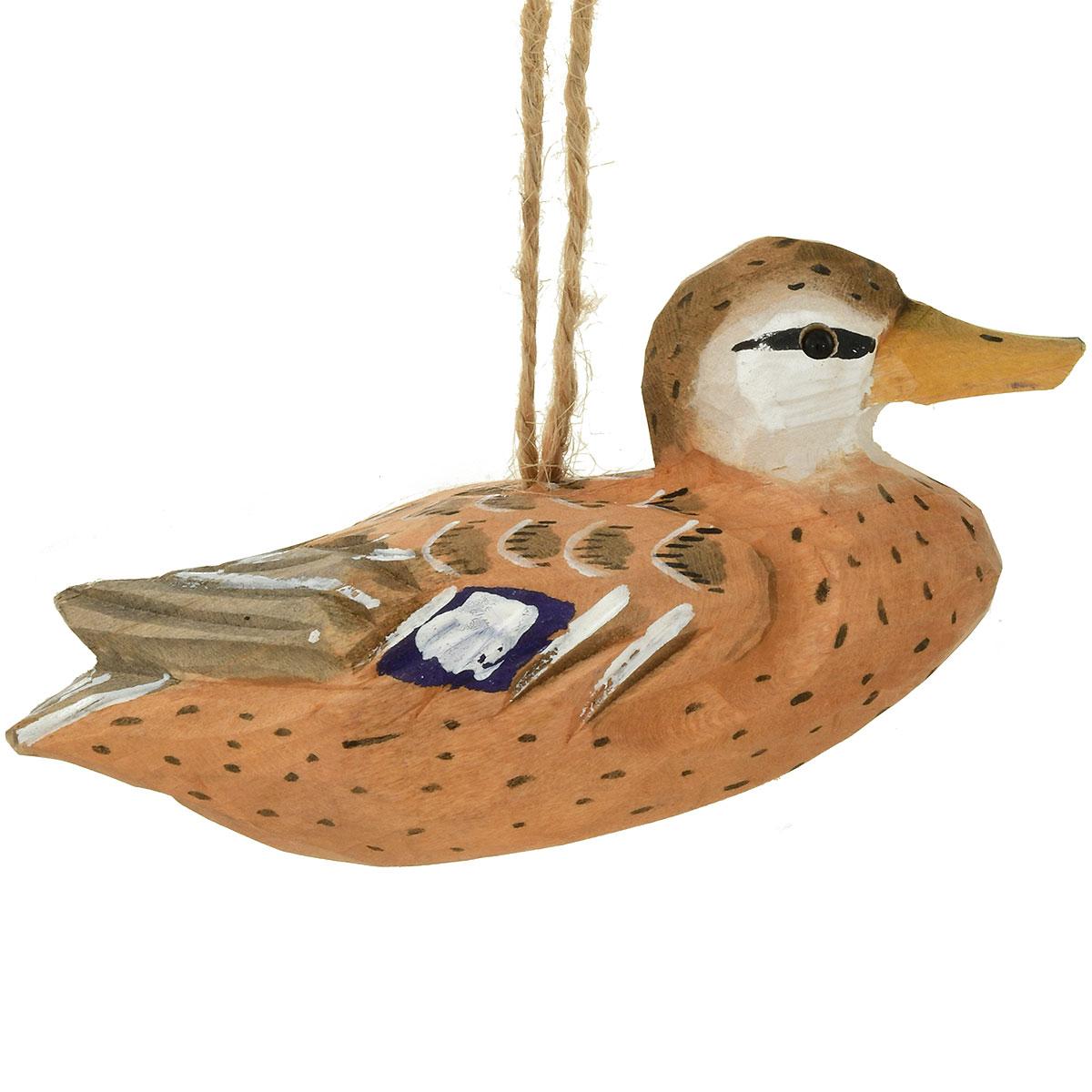 Mallard Duck Wood Ornament