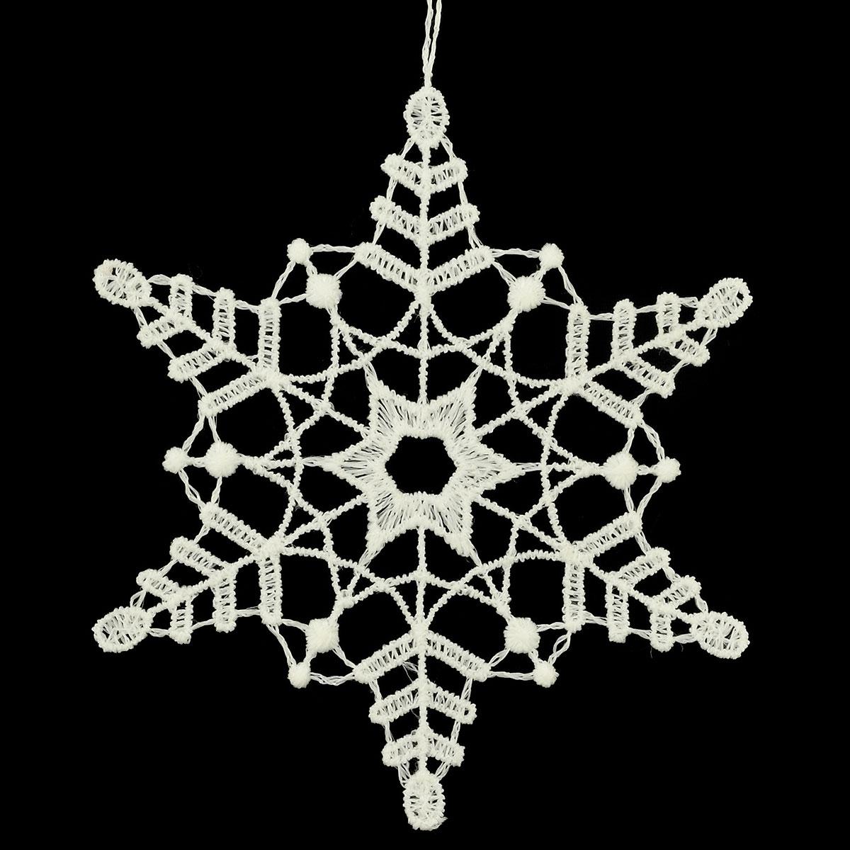 Snowflake Lace Ornament