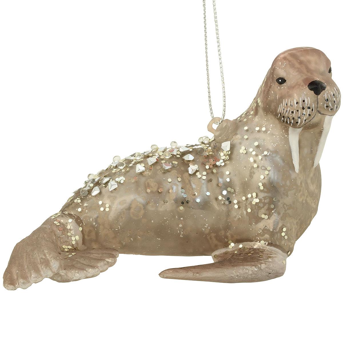 Walrus Glass Ornament