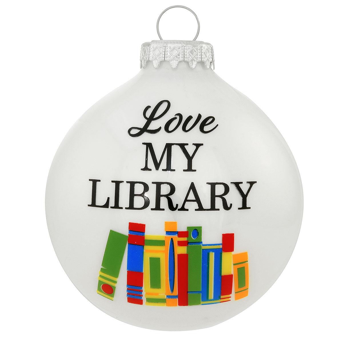 Love Library Ornament