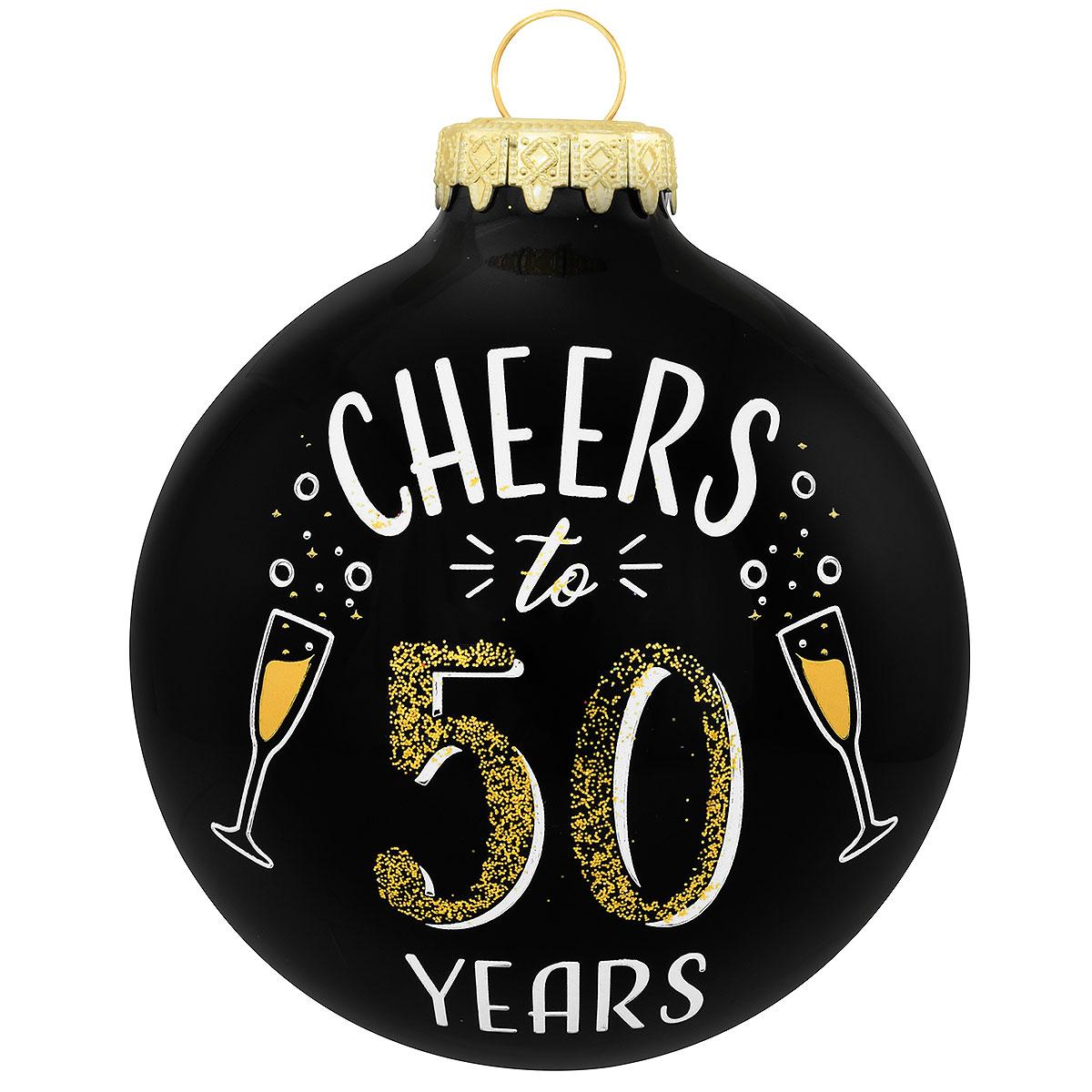 Cheers To 50 Years Ornament