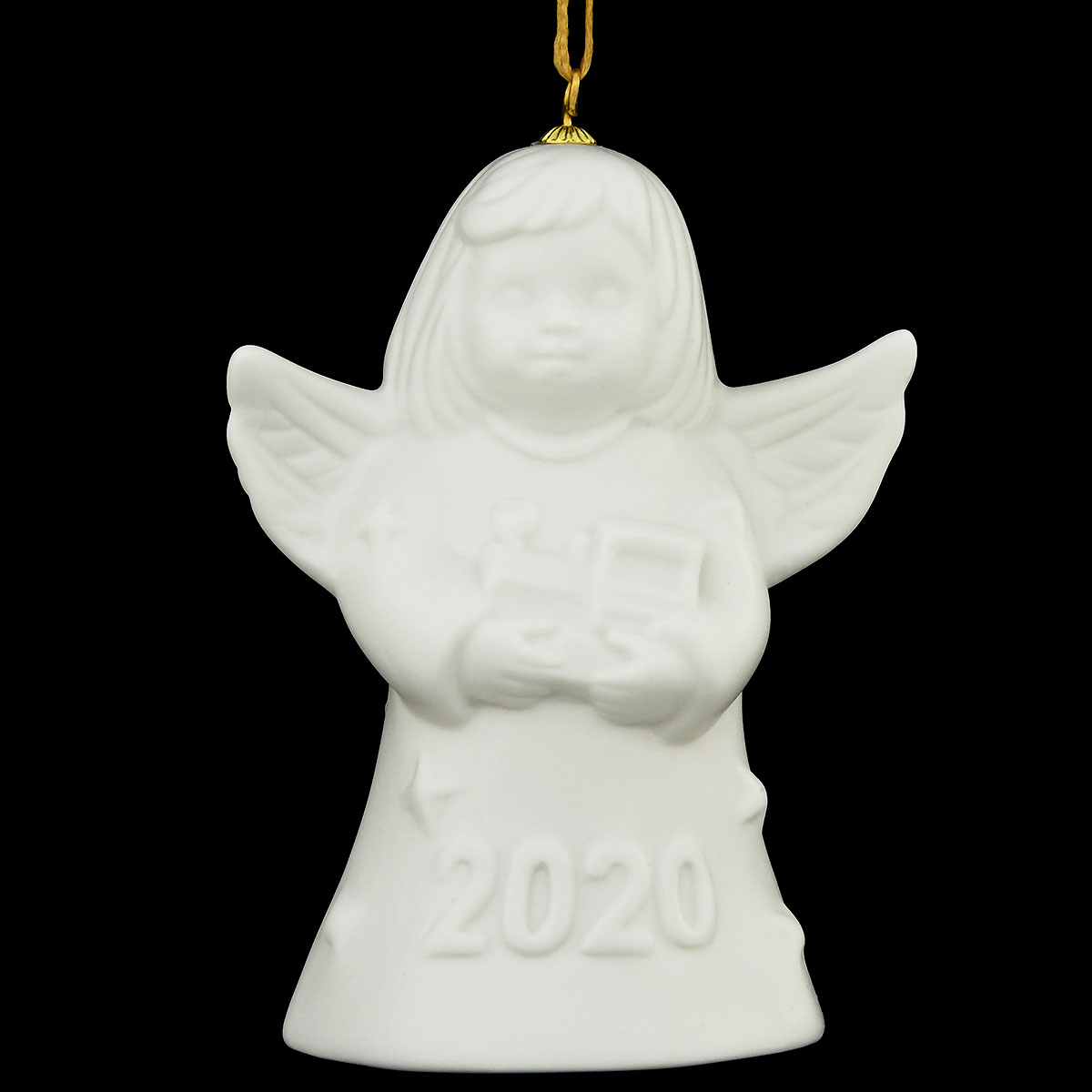 2020 White Angel Bell Ornament