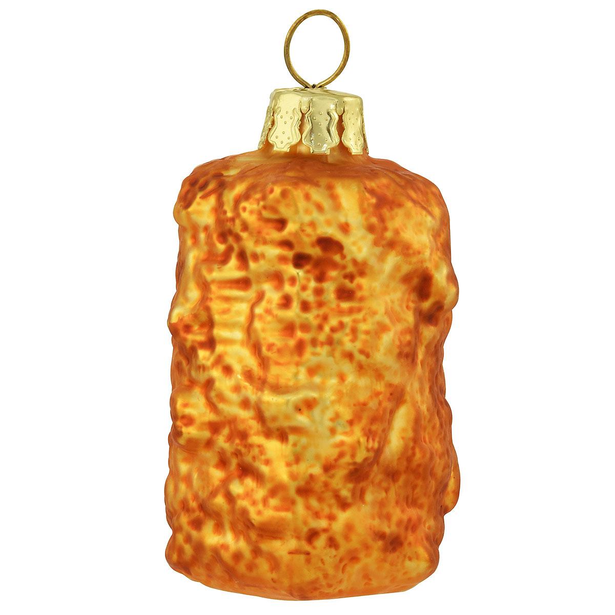 Tater Puff Glass Ornament