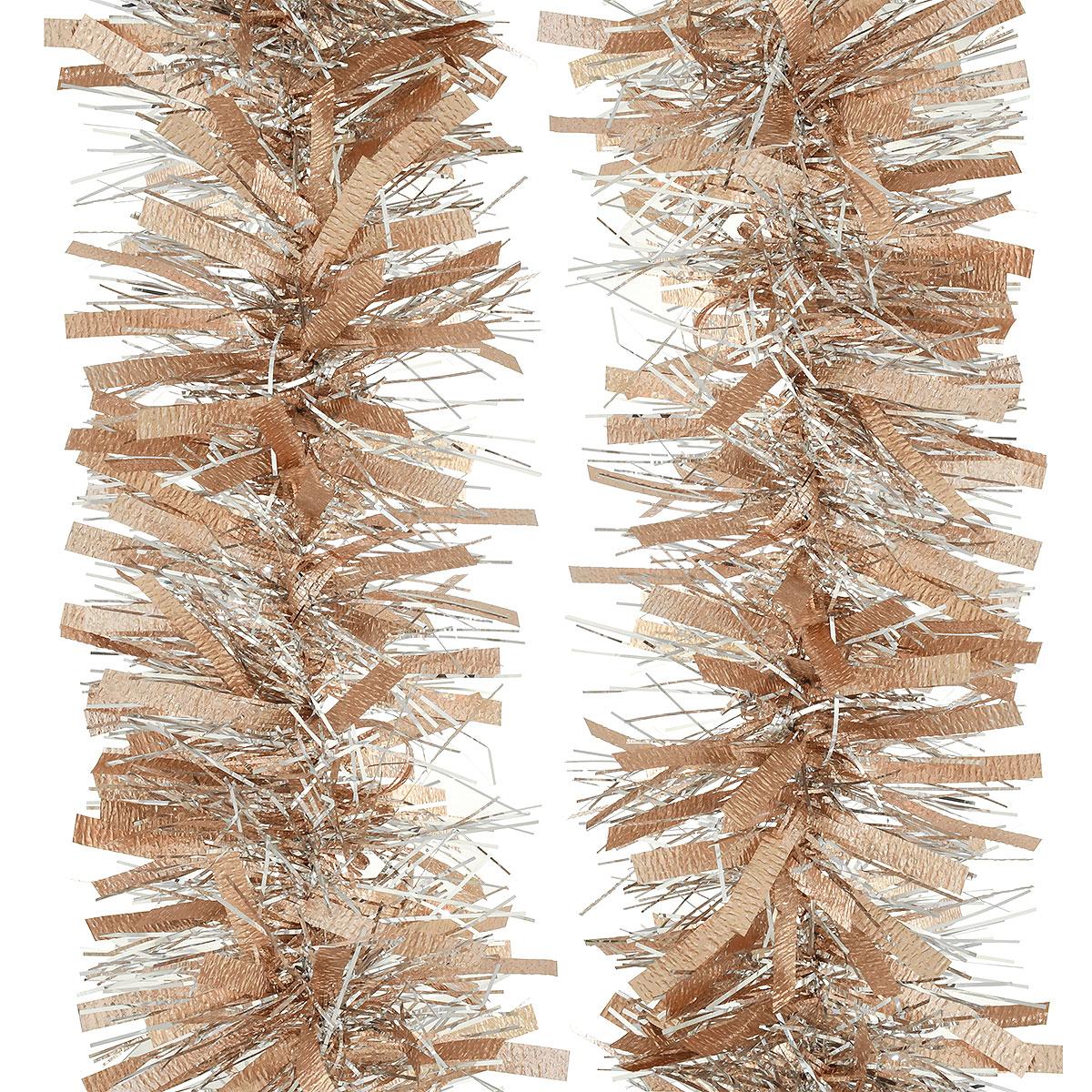 Rose Gold Tinsel Garland