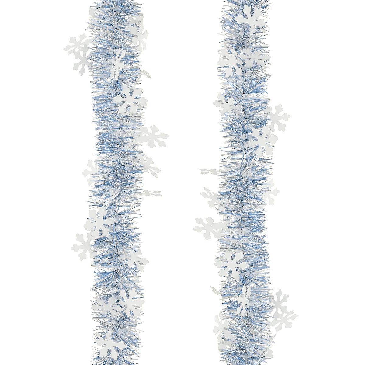 Snowflake Tinsel Garland