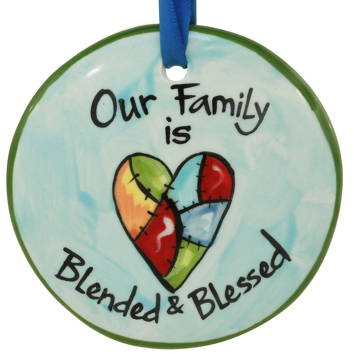 Blended Family Ceramic Ornament