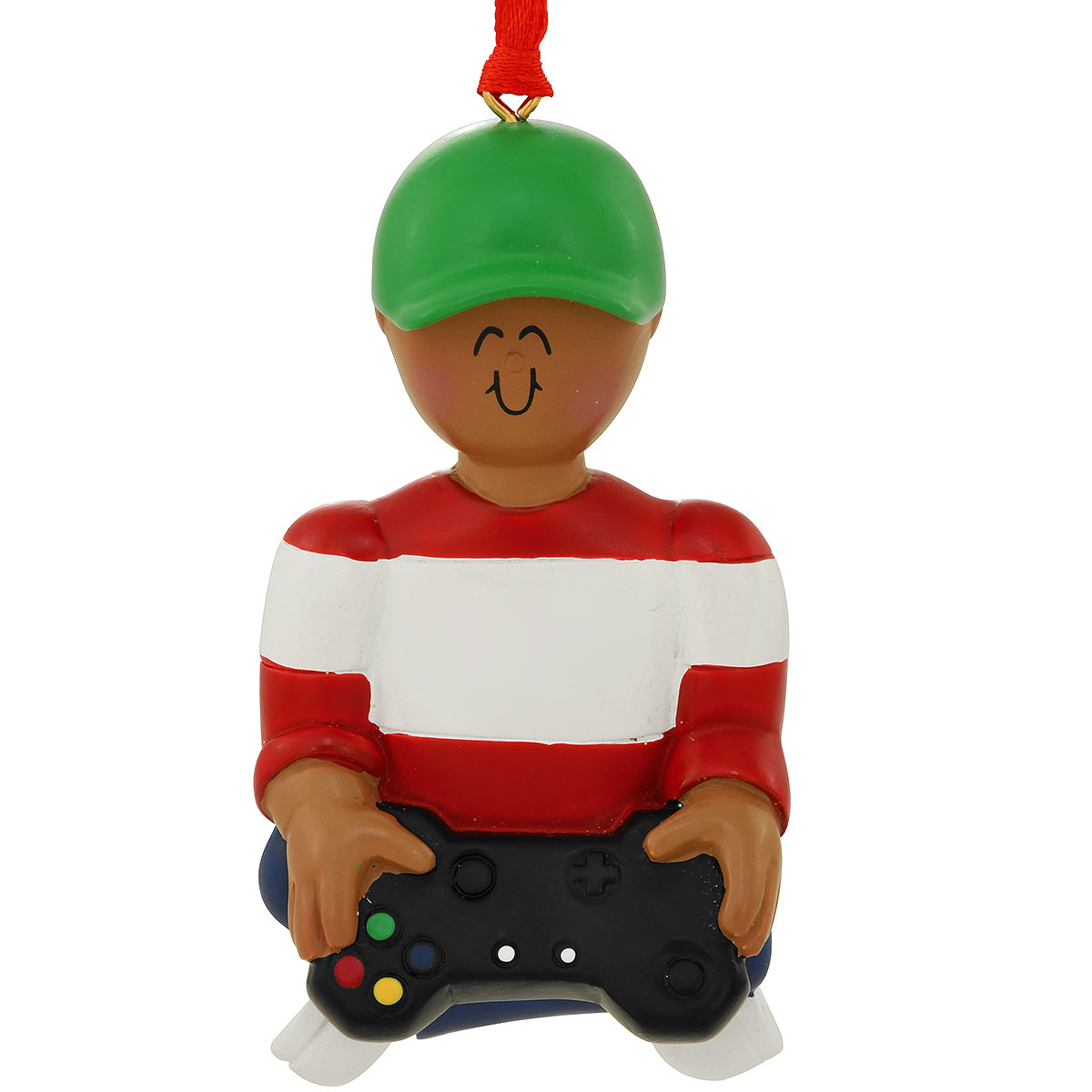 Male Playing Video Game Ornament