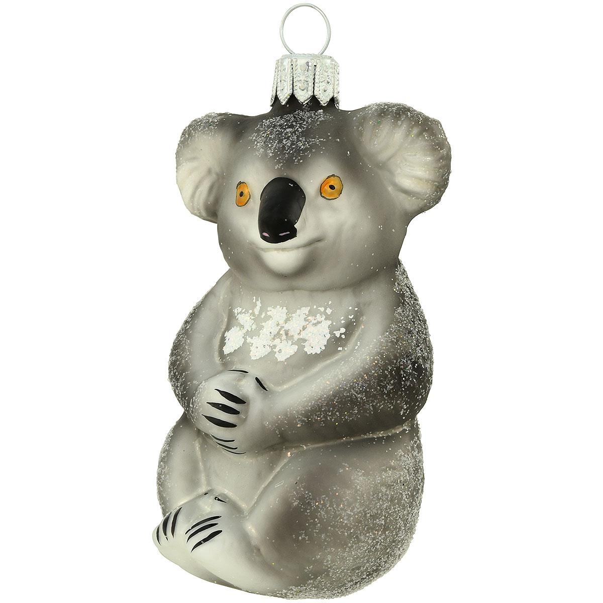 Koala Bear Glass Ornament