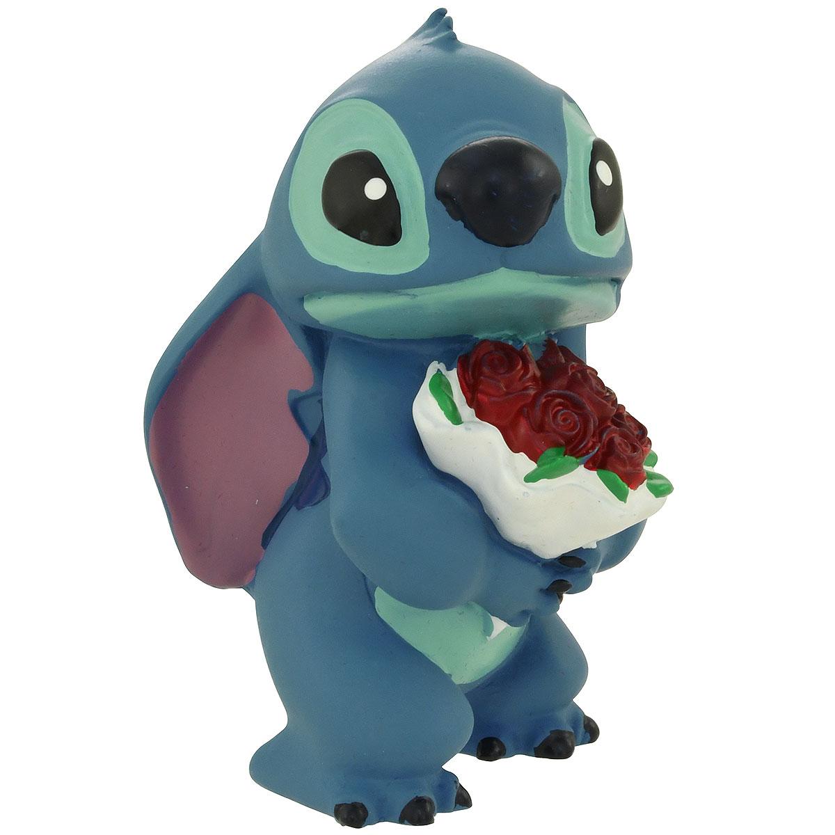 Stitch With Flowers Resin Figure