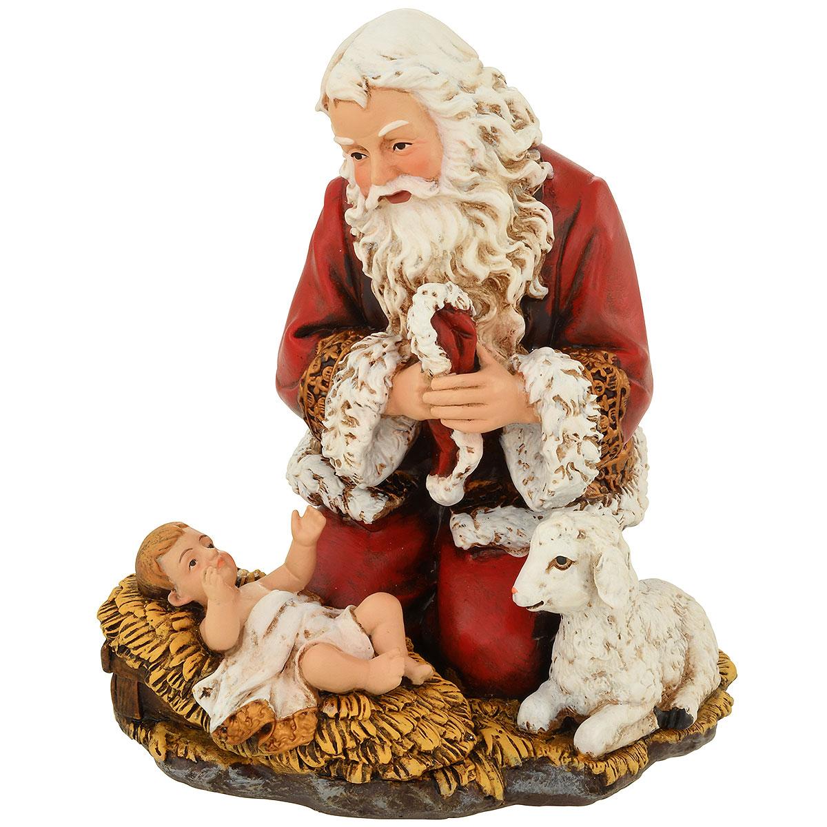 Kneeling Santa Figure