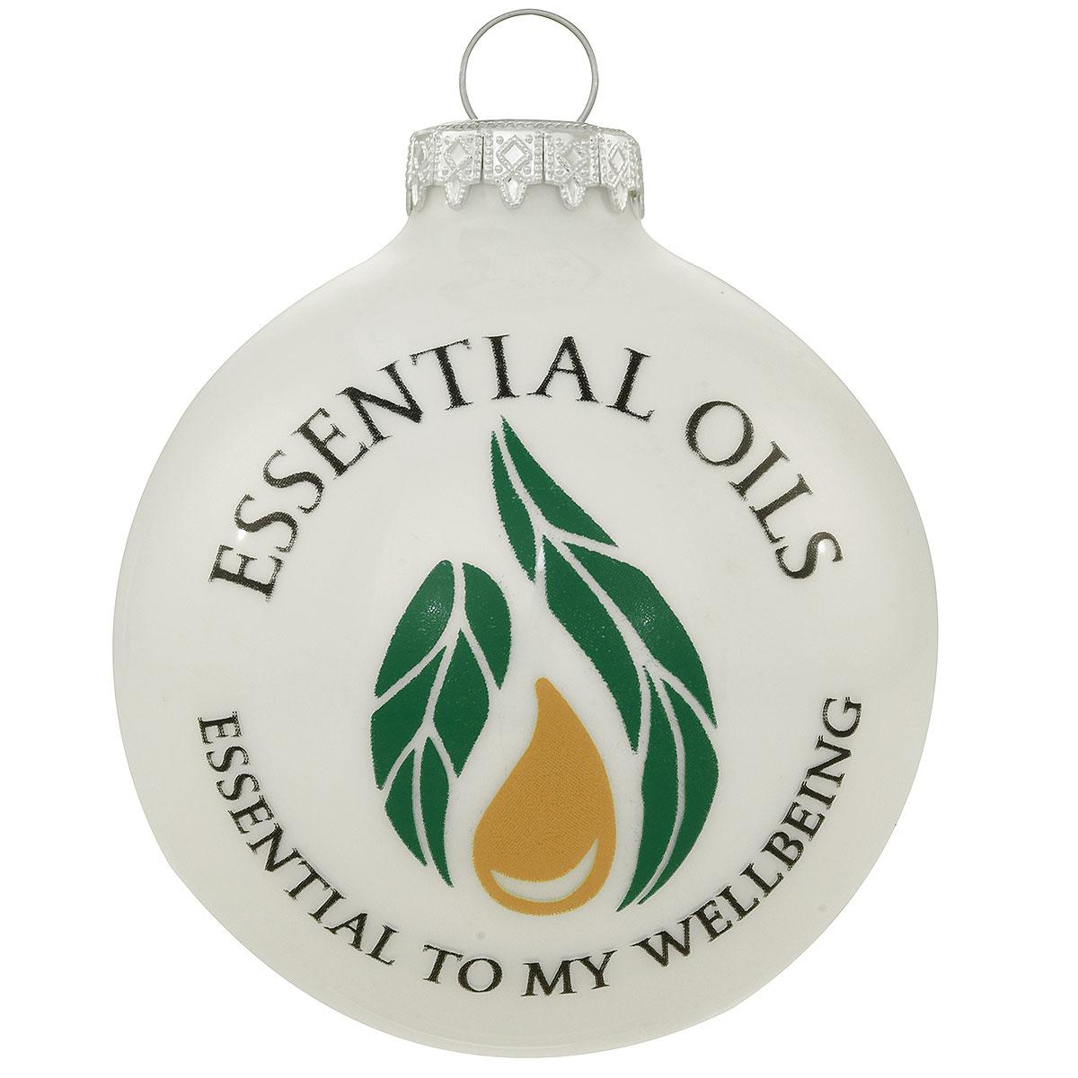 Essential Oils Glass Ornament