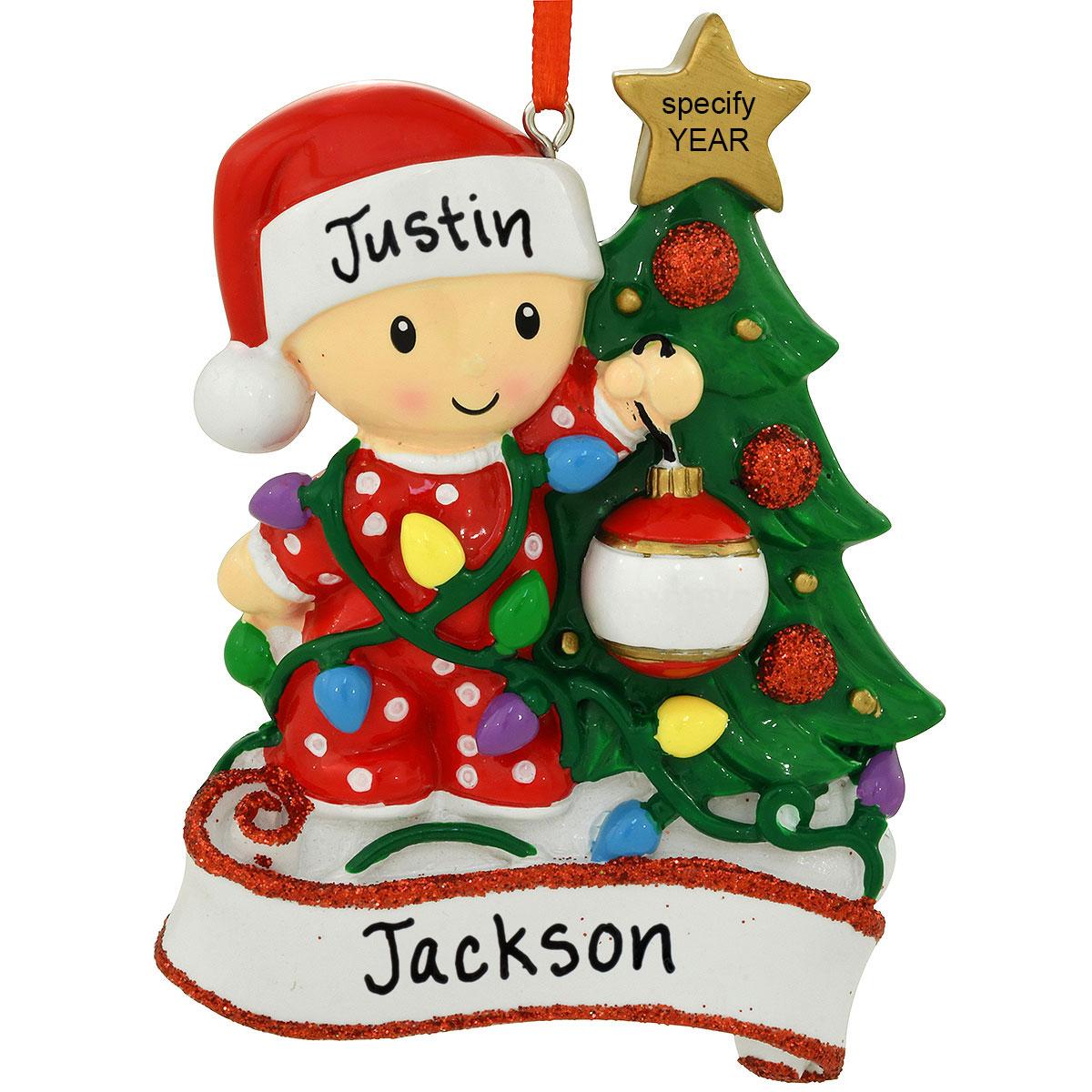 Baby Decorates Tree Ornament