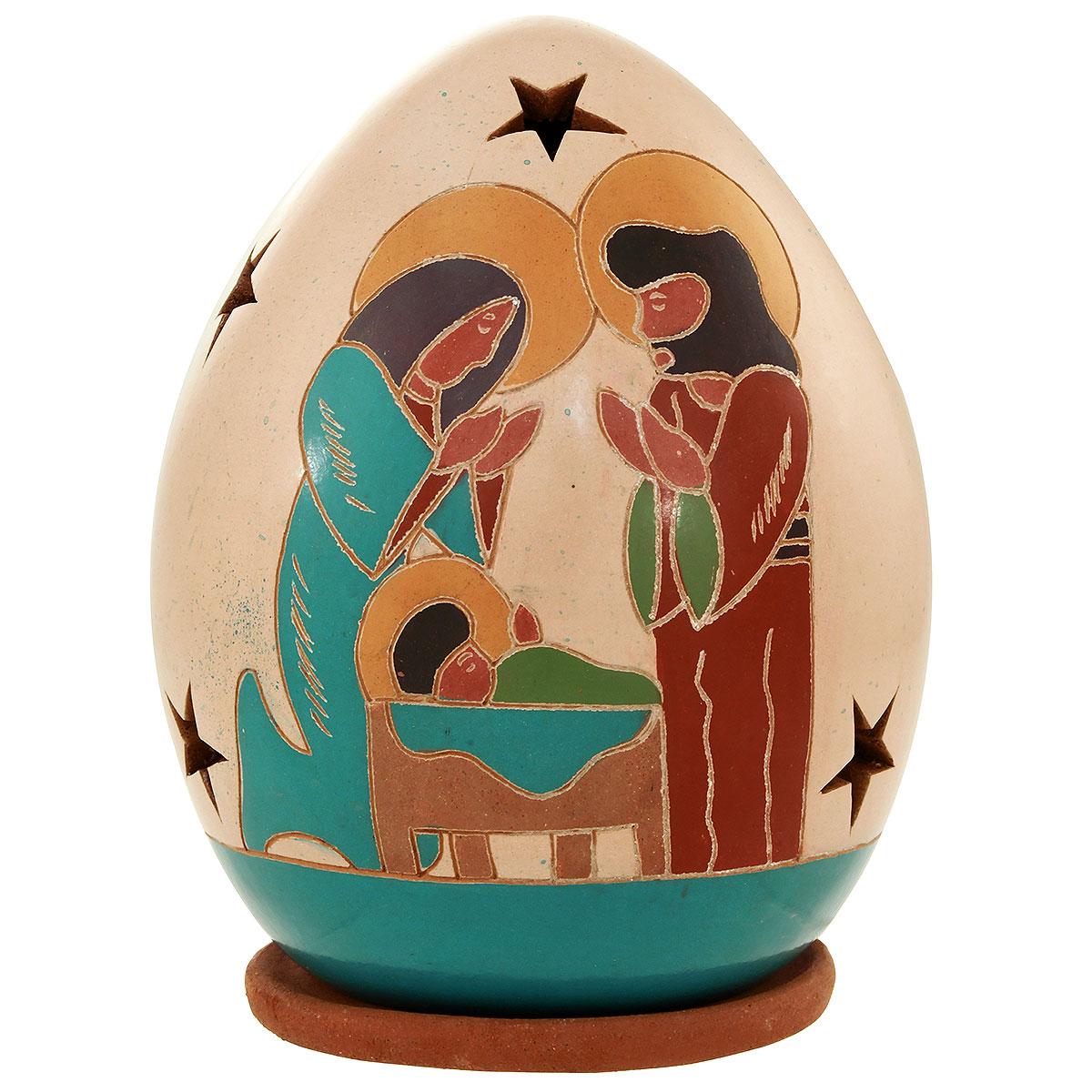 Nativity Luminary Pottery