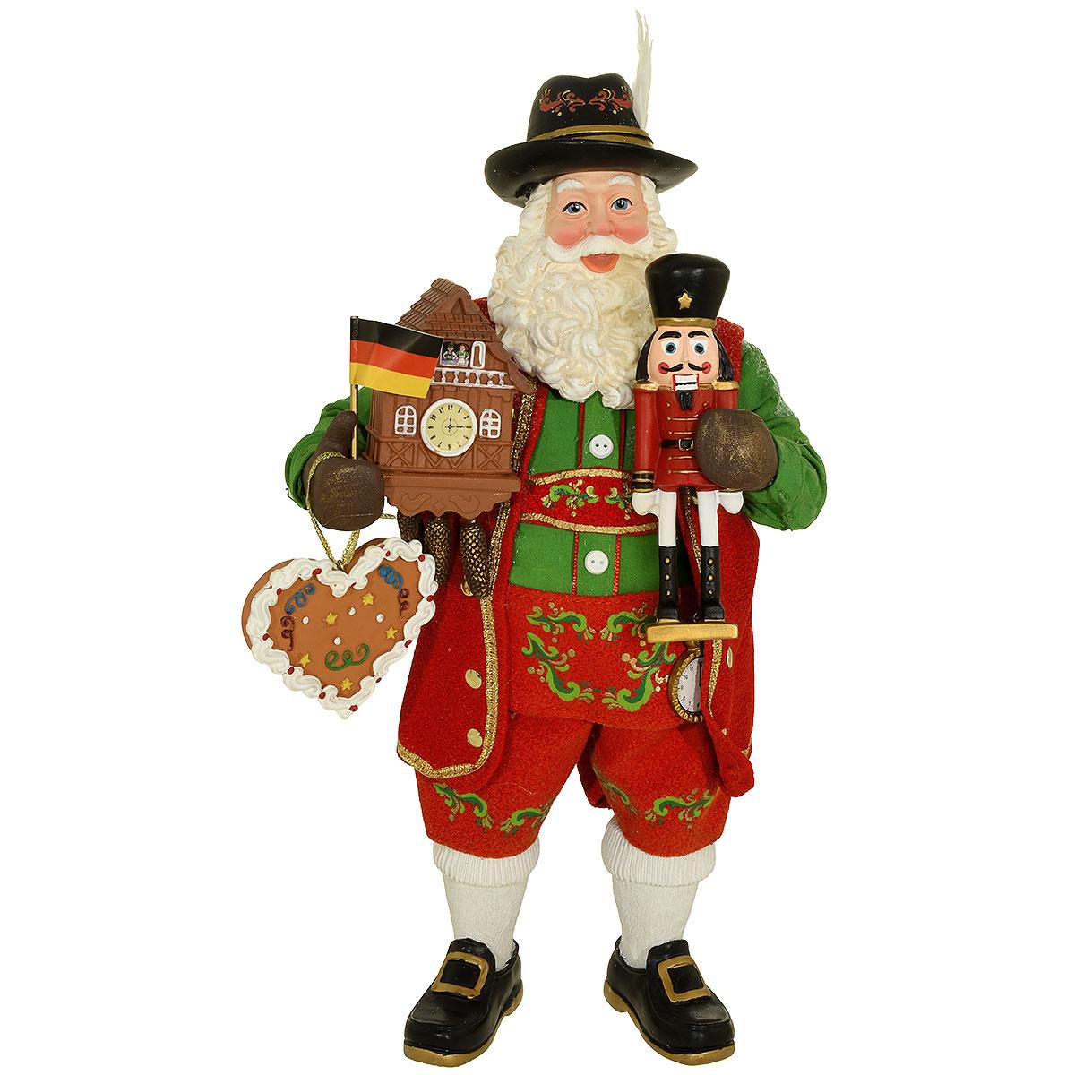 German Musical Santa Figure